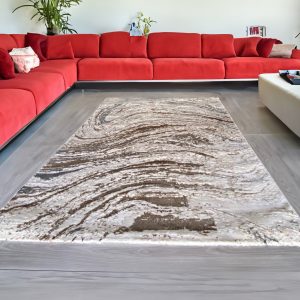 Barna Modern Dawnlight Szőnyeg (Több Méretben)