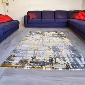 Arany Modern Dawnlight Szőnyeg (Több Méretben)