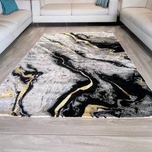 Arany Modern Dawnlight Szőnyeg (Több Méretben)