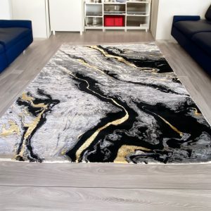 Arany Modern Dawnlight Szőnyeg (Több Méretben)