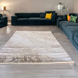Bézs Modern Dawnlight Szőnyeg (Több Méretben)