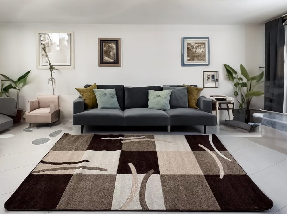 Modern Barna Comfort Szőnyeg 4771
