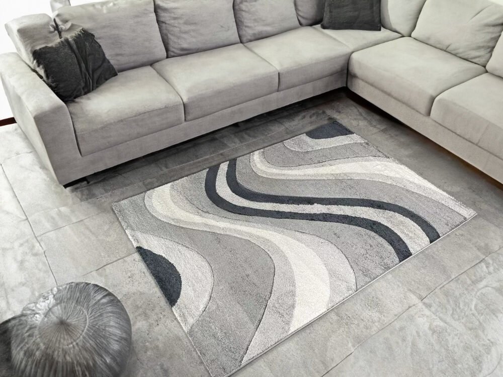 Modern Szürke Milano Szőnyeg 0439
