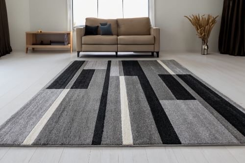 Modern Szürke Comfort Szőnyeg 4738