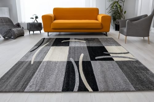 Modern Szürke Comfort Szőnyeg 4771