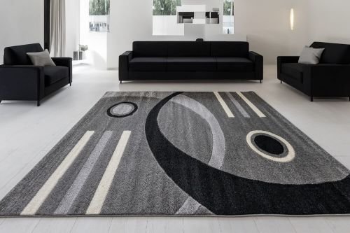 Modern Szürke Comfort Szőnyeg 4801